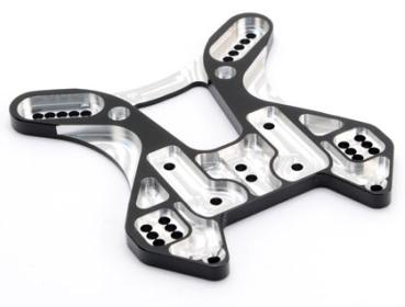 SWORKz Dämpferplatine Black Power Hinten S350